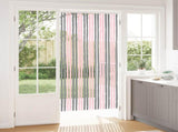 Insect Curtain Chenille Silver Grey and Pink 90 x 200 cm 42034439