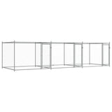 Dog Cage with Doors Grey 6x2x1.5 m Galvanised Steel 3209574