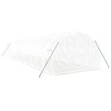 Greenhouse with Steel Frame White 36 m² 12x3x2 m 3188054