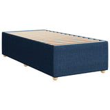 Bed Frame without Mattress Blue 90x190 cm Single Fabric 3284906