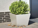 Garden Planters 40x40x40 cm 2 pcs Stainless Steel 851061