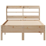 Bed Frame without Mattress 120x200 cm Solid Wood Pine 3306891