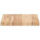 Floating Shelves 4 pcs 60x20x2 cm Untreated Solid Wood Acacia 3279342