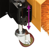 Petrol-powered 2-in-1 Snow Thrower and Sweeper 6.5HP 152161