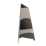 Fire Pit Brown 50 x 50 x 95 cm Weathering Steel 858941