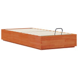 Ottoman Bed Frame Wax Brown 75 x 190 cm Solid Pine Wood 3418725