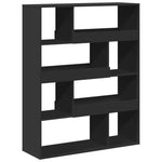 Bookcase Black 100x33x125.5 cm Engineered Wood 3309331