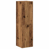 Wall Mounted TV cabinets 4 pcs Old Wood Engineered Wood 3328973