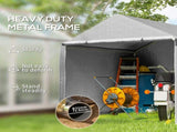 2 x 2m Garden Fabric Storage Tent - Grey T3398P318780