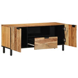 TV Cabinet with Drawer Brown 105 x 33 x 46 cm Solid Mango Wood 4017770
