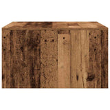 Coffee Table with Drawers Old Wood 70.5x70x40 cm 3328415