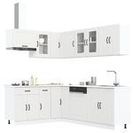 ZNTS 11 Piece Kitchen Cabinet Set Kalmar White Engineered Wood 3314881