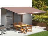 Replacement Fabric for Awning Brown 5x3 m 311981