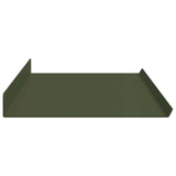 Floating Shelf 4 pcs Olive Green 100 x 18 x 2.5 cm Steel 8004053