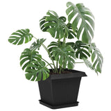 Plant Pots 6 pcs Black 33 x 33 x 26 cm Plastic 3403301