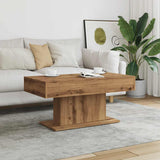 Coffee Table Artisan Oak 96x50x45 cm Engineered Wood 856547