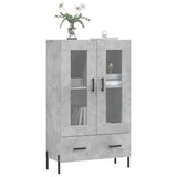 Highboard Concrete Grey 69.5x31x115 cm Engineered Wood 828312