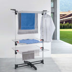 ZNTS Metaltex Laundry Drying Rack Ciclone Vario 40 m 430411