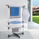 ZNTS Metaltex Laundry Drying Rack Ciclone Vario 40 m 430411