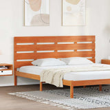 Headboard Wax Brown 200.5 x 3 x 80 cm Solid Pine Wood 844449