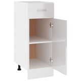 Drawer Bottom Cabinet Lyon High Gloss White 30x46x81.5 cm Engineered Wood 801209