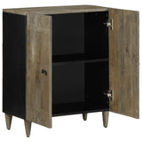 Sideboard Light Grey 60x33,5x75 cm Solid Wood Mango 4017794