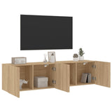 TV Cabinets Wall-mounted 2 pcs Sonoma Oak 80x30x41 cm 836957