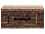 Wall-Mounted Bedside Cabinet 2 pcs Old Wood 34.5 x 33 x 20 cm 899292