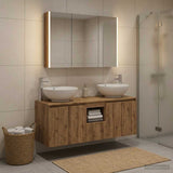 Bathroom Cabinet Set 4 pcs Artisan Oak Engineered Wood 3406510