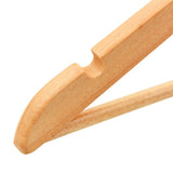 100 pcs Clothes Hanger Set Non-slip Hardwood 289913