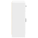 Sideboard High Gloss White 66 x 34.5 x 87 cm Engineered Wood 895789