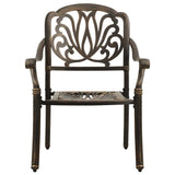 3 Piece Bistro Set Cast Aluminium Bronze 3070574