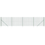 Wire Mesh Fence with Spike Anchors Green 2.2x10 m 154135