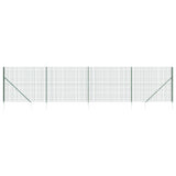 Wire Mesh Fence with Spike Anchors Green 2.2x10 m 154135