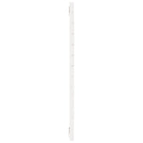Wall Headboard White 126x3x91.5 cm Solid Wood Pine 824679