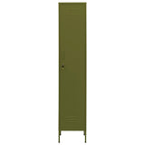 Locker Cabinet Olive Green Steel 180 cm x 46 cm x 35 cm 336252