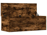 Storage Box Smoked Oak 100x42x46 cm Engineered Wood 840664