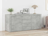 Sideboard Concrete Grey 120 x 36 x 69 cm Engineered Wood 3333859