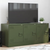 TV Cabinet Olive Green 99x39x44 cm Steel 841647