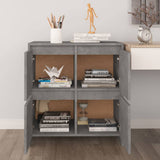 Sideboards 2 pcs Concrete Grey 70x41x75 cm Engineered Wood 3098092