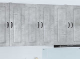 Dishwasher Panel Kalmar Concrete Grey 60 x 31 x 100 cm 884787