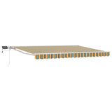 Manual Awning Frame with LEDs Green, Yellow and White 4 x 3.5 m 3420646