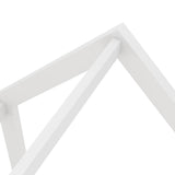Kids Bed Frame with Drawers White Solid Pine Wood 90x200 cm 322141
