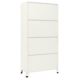 Locker Cabinet Grey and Blue 90x45x180 cm Steel 339802