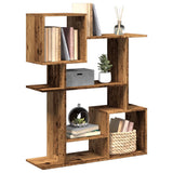 Room Divider Bookcase Old Wood 92x29x112 cm Engineered Wood 858127