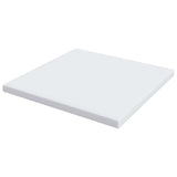 Mattress Topper White 180 x 200 x 10 cm Jaquard Fabric 4106251