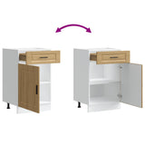 Kitchen Base Cabinet Porto Artisan Oak Engineered Wood 853966
