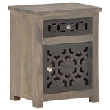 Bedside Cabinet 40x30x50 cm Solid Mango Wood 288101