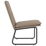 Lounge Chair Cappuccino 54x75x76 cm Faux Leather 351335