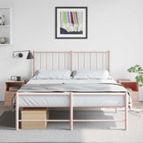 Bedside Cabinets 2pcs Pink 34.5x39x44 cm Steel 841754